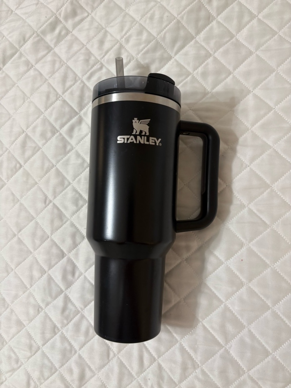 Stanley Black Travel Tumbler with Handle 40oz